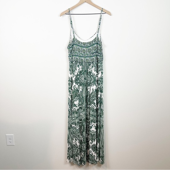 Anthropologie Moulinette Soeurs Green and White Maxi Dress - Picture 11 of 16